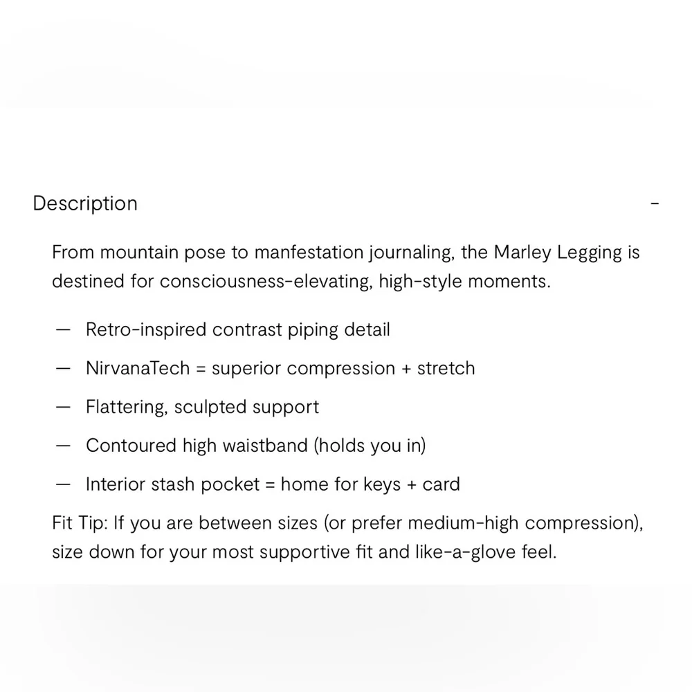 Spiritual Gangster matching set Marley 7/8 legging Nirvanatech Frankie bra small